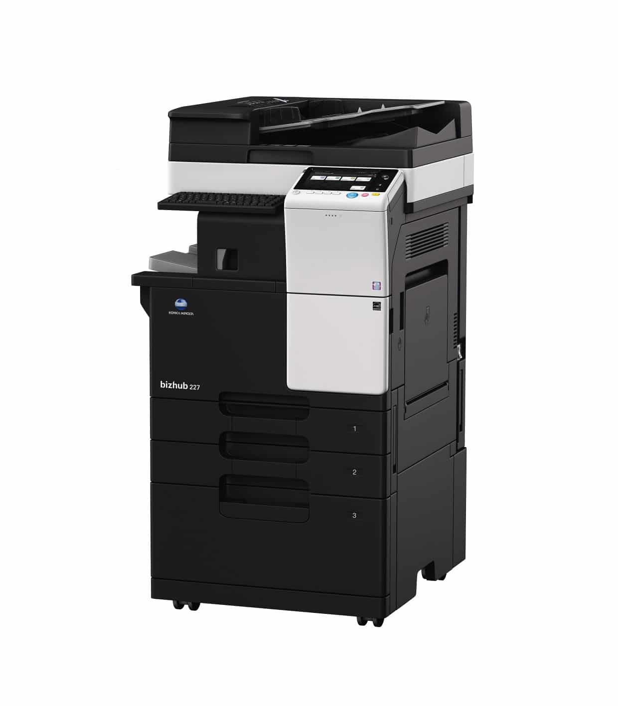 Konica Minolta bizhub 227 | B&W Low-Volume Multifunction Printer - MBS Business Systems
